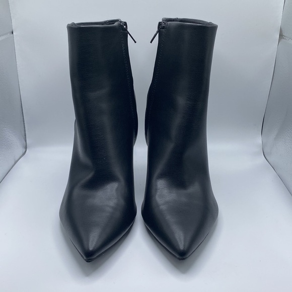 NORDSTROM OPEN EDIT BLYTHE BOOTIE FLARED HEEL BLACK WOMEN’S SZ 10M - Picture 6 of 11